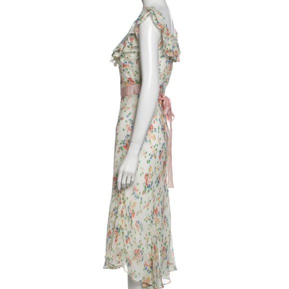 LoveShackFancy Faith Midi Dress in Floral Confetti - Picture 10 of 16